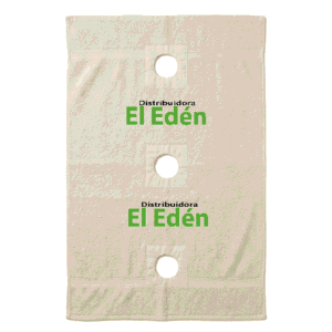 Toalla Trapeador Natural de 3 agujeros / 55x107 cms