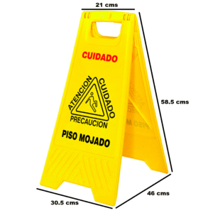 Señal plástica de piso mojado / Grande